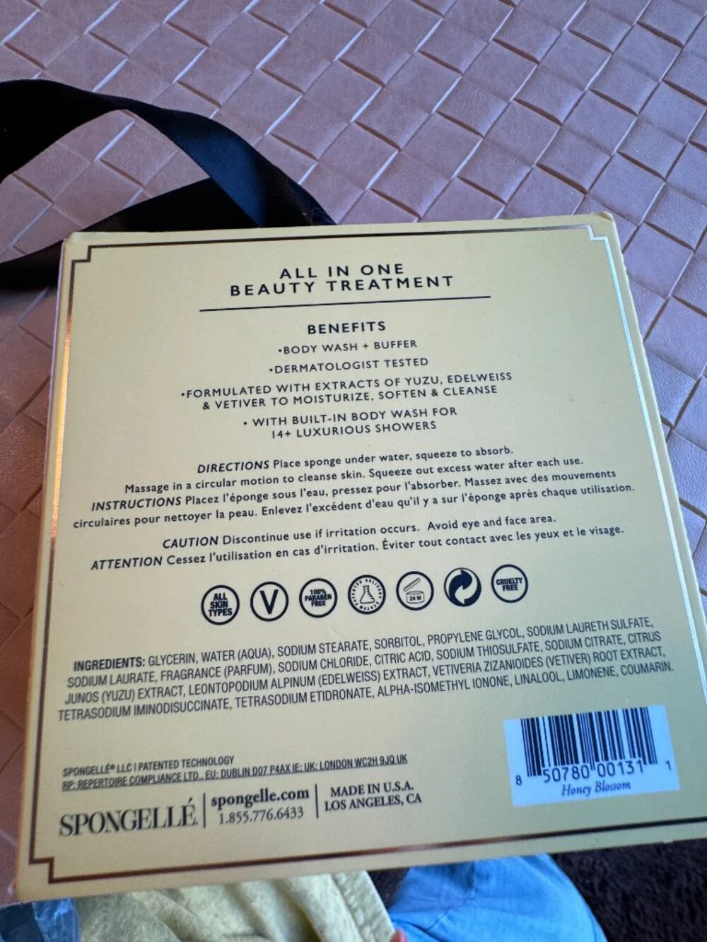 2 Spongelle Beyond Cleansing Body Wash Infused Buffer New